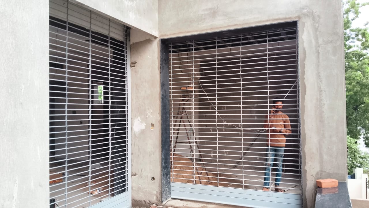 Motorized Powder Coated grill shutter, Nagpur